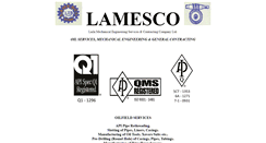 Desktop Screenshot of lamesco.com